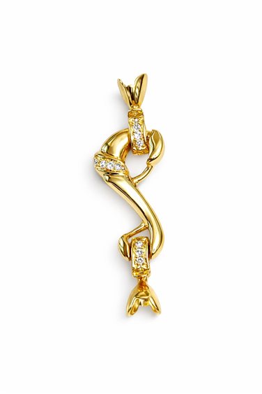 Chiusura Idee Preziose dal 1987 Donna in Oro giallo Diamante 0.15 Ct IP.ACK18G/2D - IP.ACK18G/2D